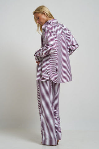 Le Boyfriend Pants Plum