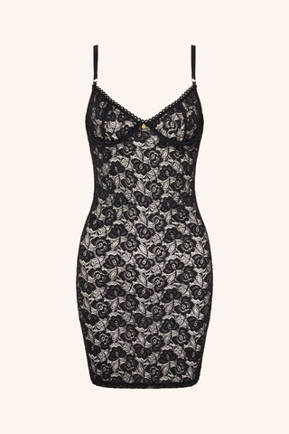 Mon Cheri Bustier Dress Black