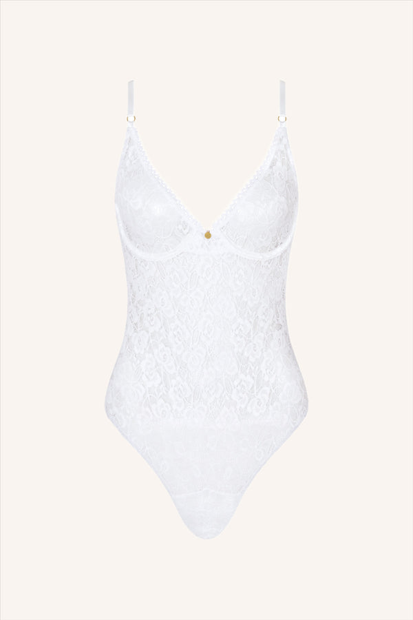 Mon Cheri Bodysuit - White