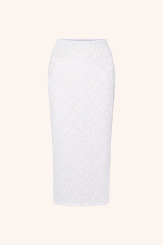Mon Cheri XS / White Lace Skirt Black
