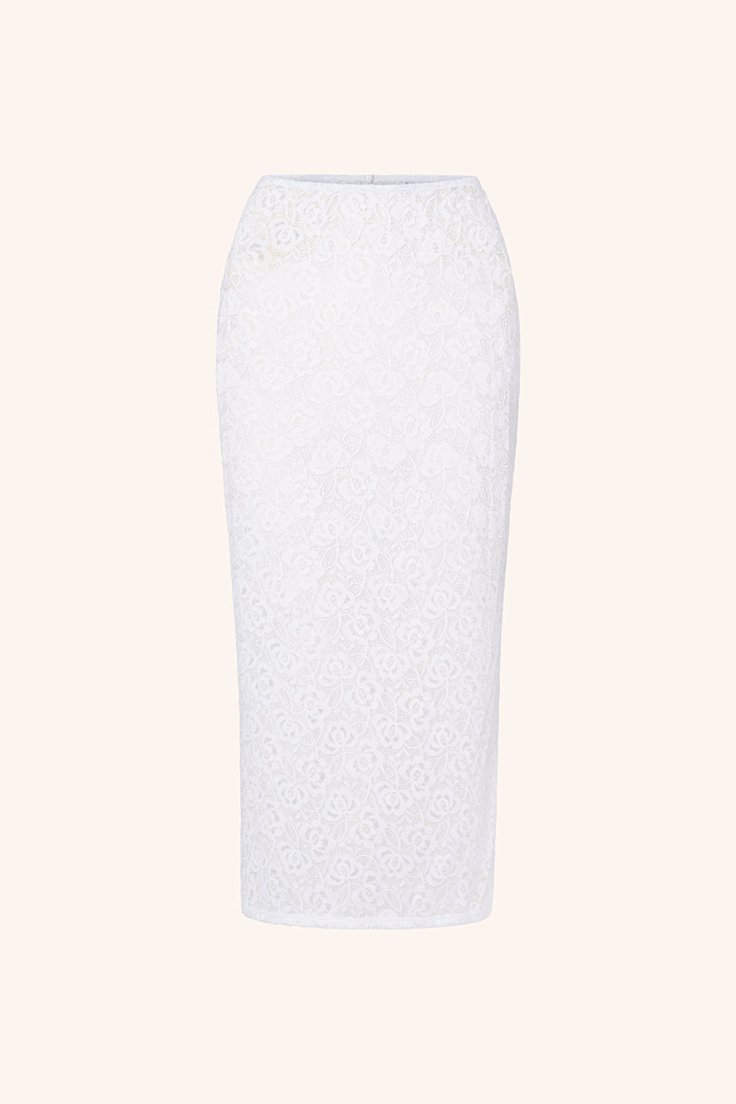 Mon Cheri XS / White Lace Skirt Black