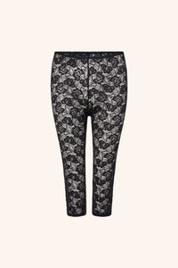 Mon Cheri XS / Black Capri Pants White