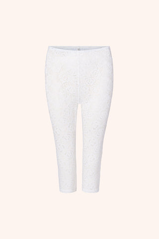 Mon Cheri XS / White Capri Pants White
