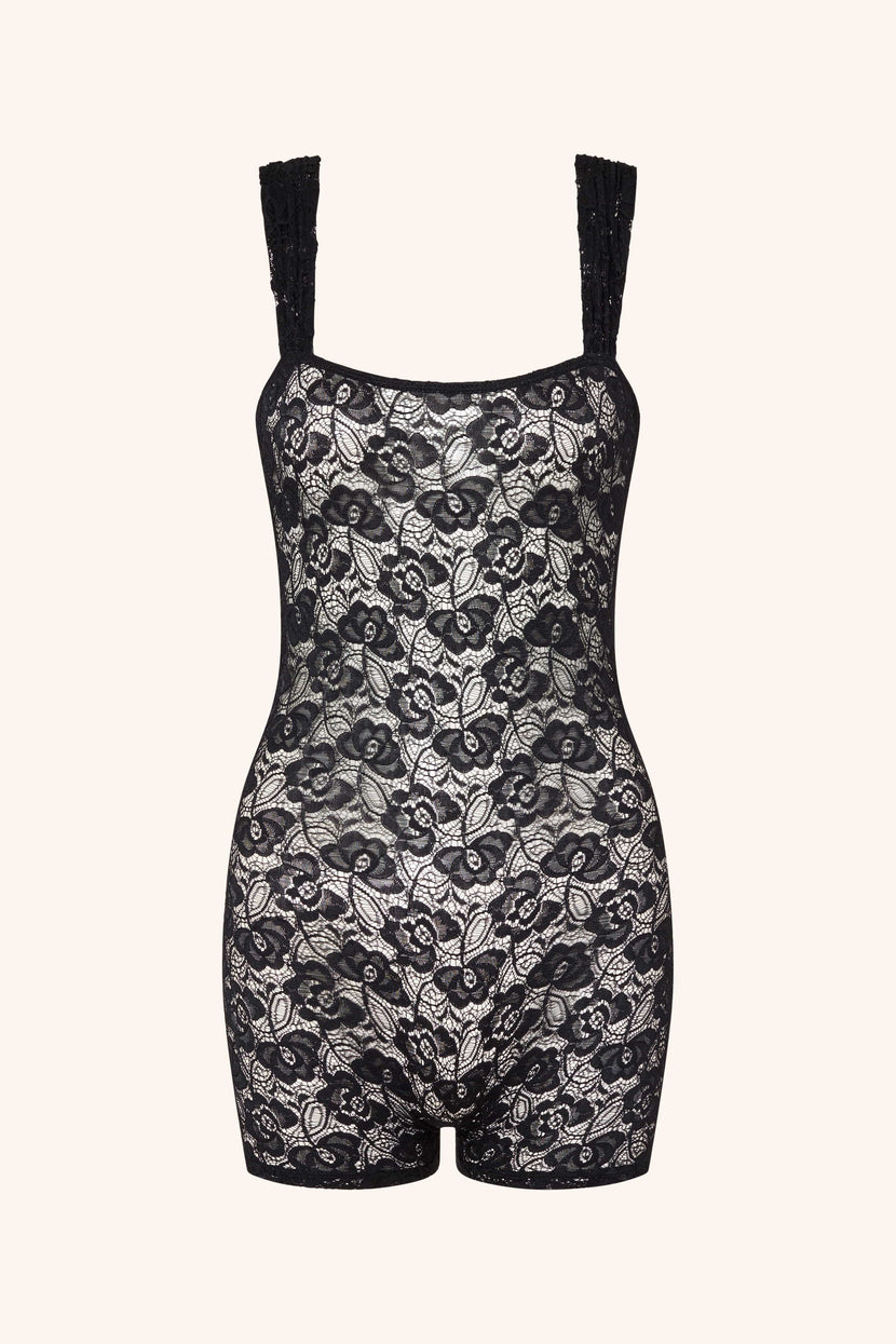 Mon Cheri XS / Black Romper White