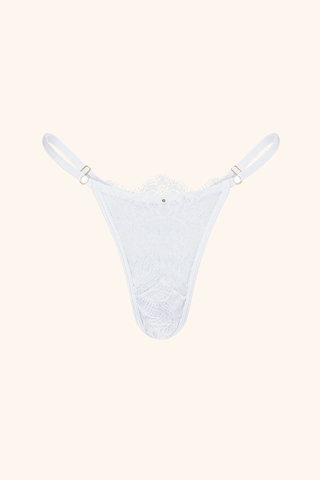 Oh So Sweet One Size / White Thong White
