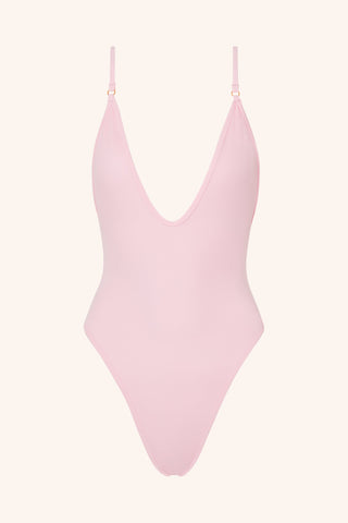 So Chic XS / Baby Pink One Piece White