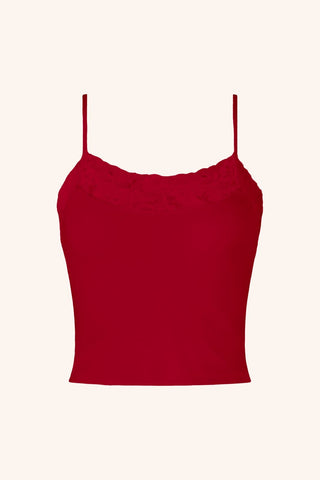 Cozy Modal Cami Red