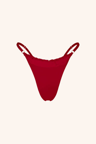 Cozy Modal Thong Red