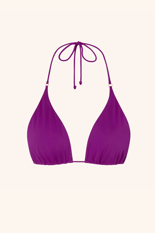 So Chic XS / Plum Halterneck Triangle Plum
