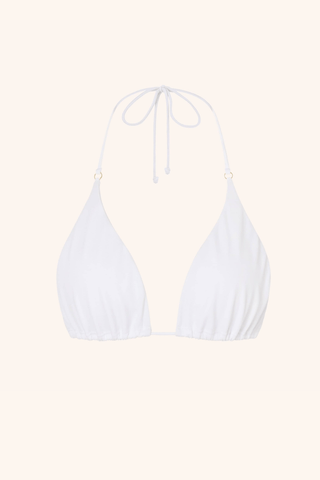 So Chic XS / White Halterneck Triangle White