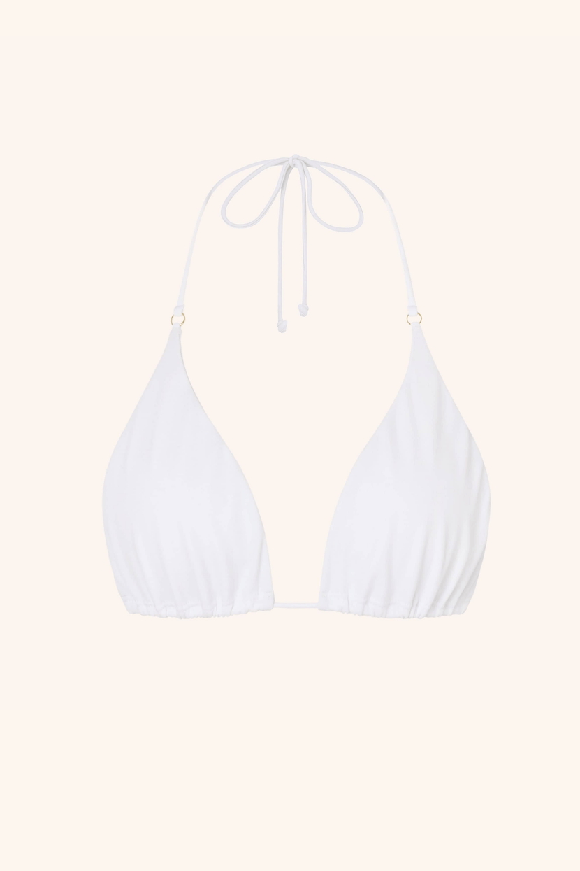 So Chic XS / White Halterneck Triangle White