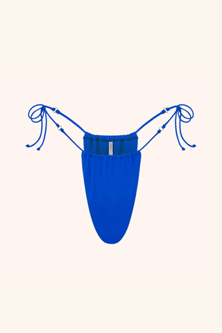 So Chic ONE SIZE / Royal Blue Side Tie Bikini Briefs Royal Blue