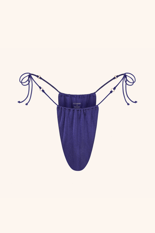 So Chic ONE SIZE / Sapphire Side Tie Bikini Briefs Sapphire