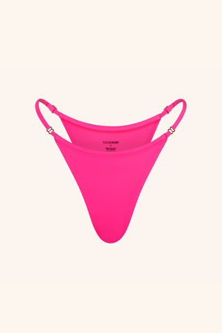 So Chic XS / Neon Pink Tanga Bikini Neon Pink
