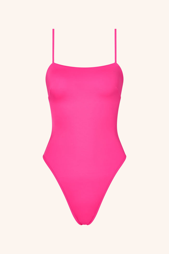 One Piece Tank Neon Pink