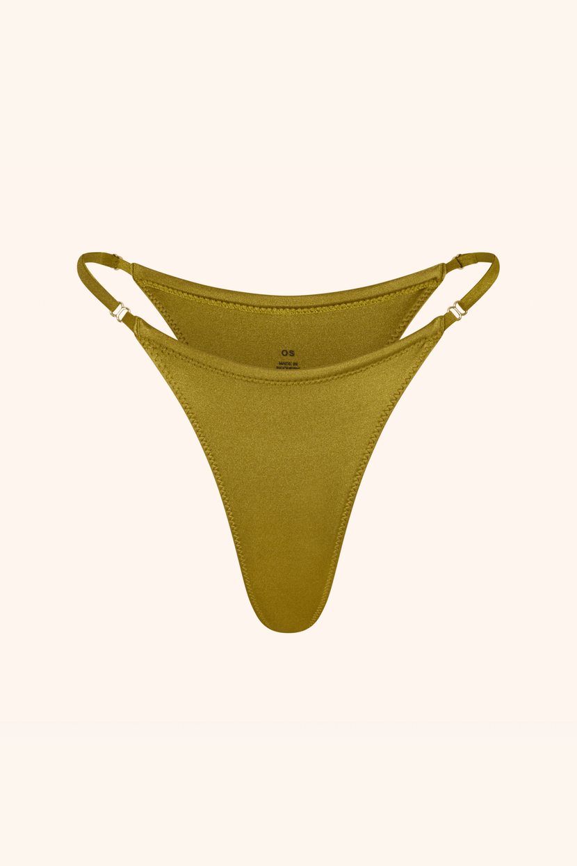 So Chic OS / Golden Moss One Size Tanga Golden Moss