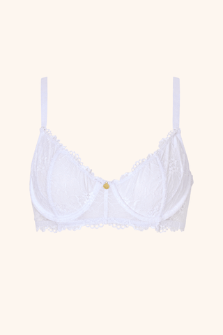 Sweetheart XS / White Push Up Bra White