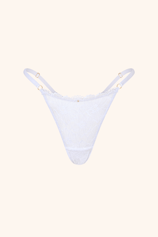 Sweetheart One Size / White Thong White