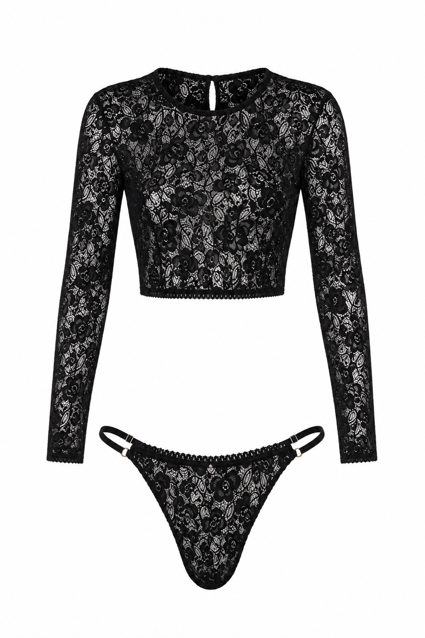 Intimates Pack Mon Cheri Long Sleeve + Thong