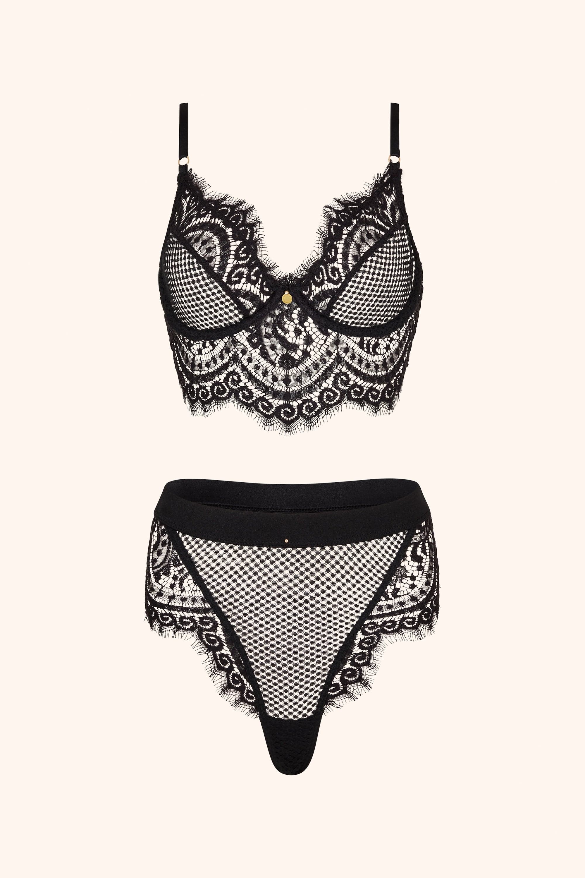 Gooseberry Intimates | Full On Glam Bra Lingerie - Black | XS / Black Gooseberry Intimates | Full On Glam Bra Lingerie - Black | XS / Black