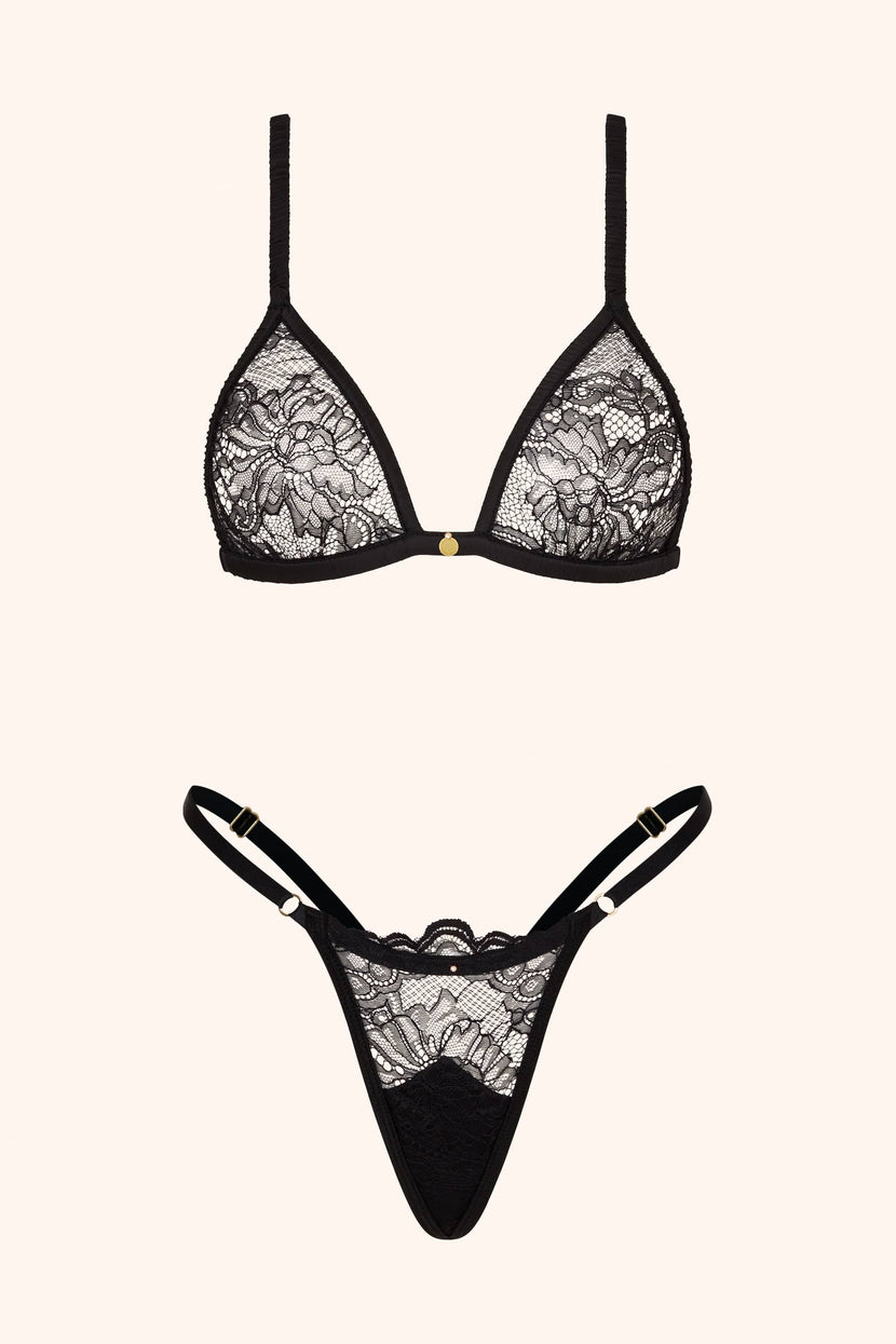 You One Size / Black Thong Black