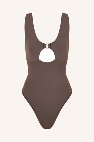 So Chic XS / Cacao One Piece Cutout Red