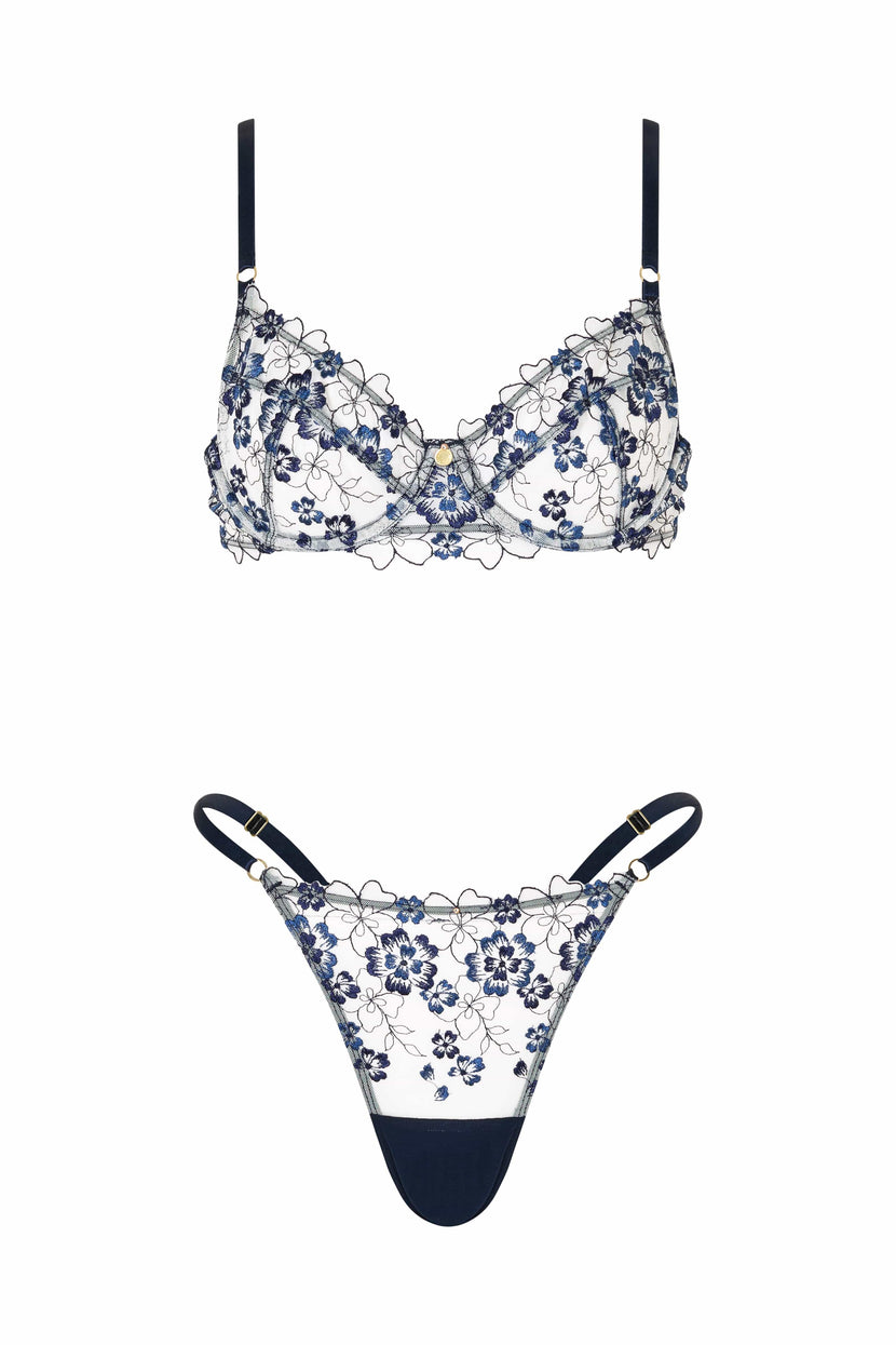 Forget Me Not XS / Blue Bra Yellow