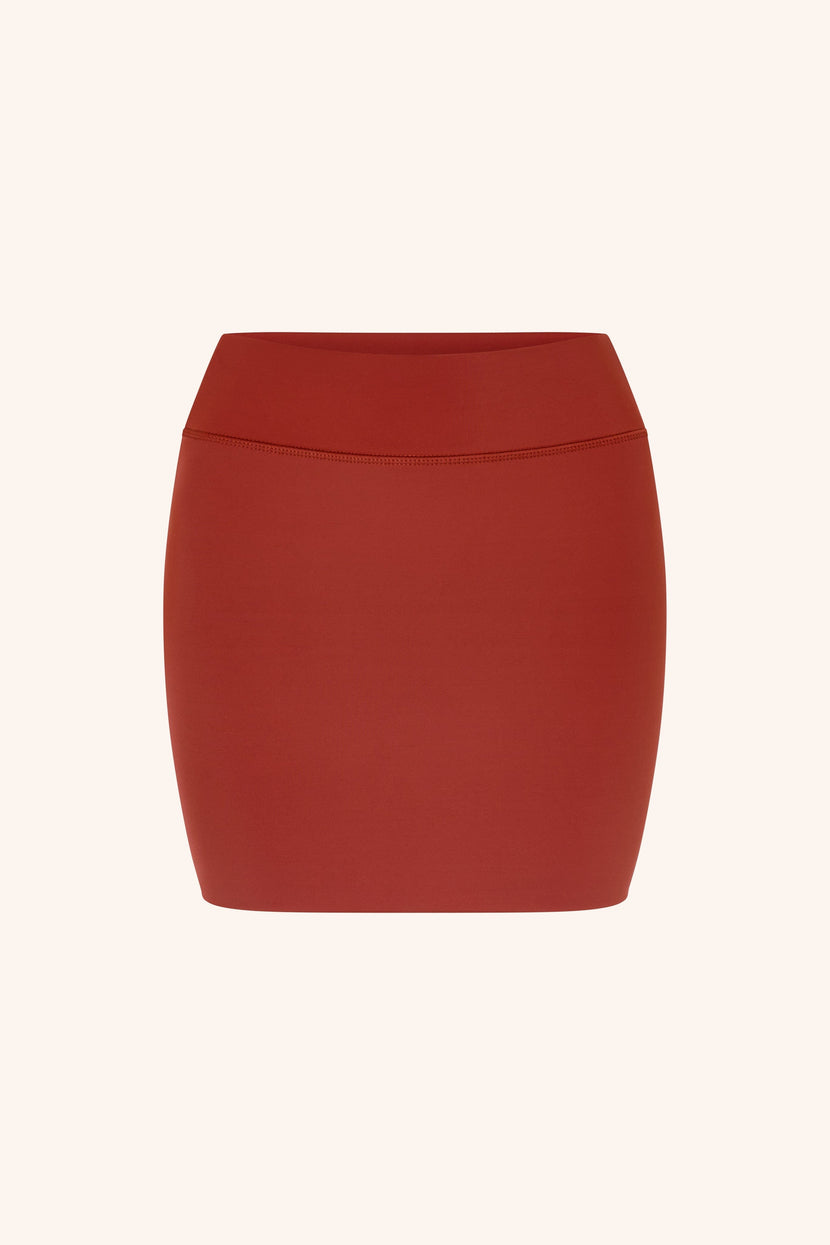 So Chic XS-S / Rum Mini Skirt Rum