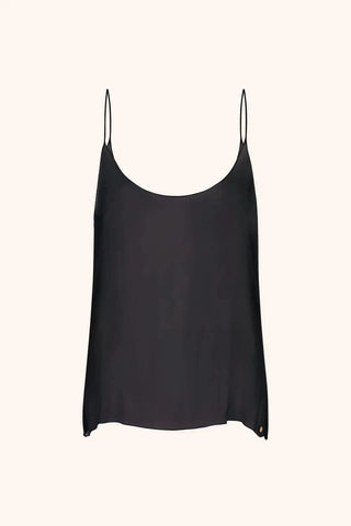 Coquette XS/S / Black Silk Caraco Red