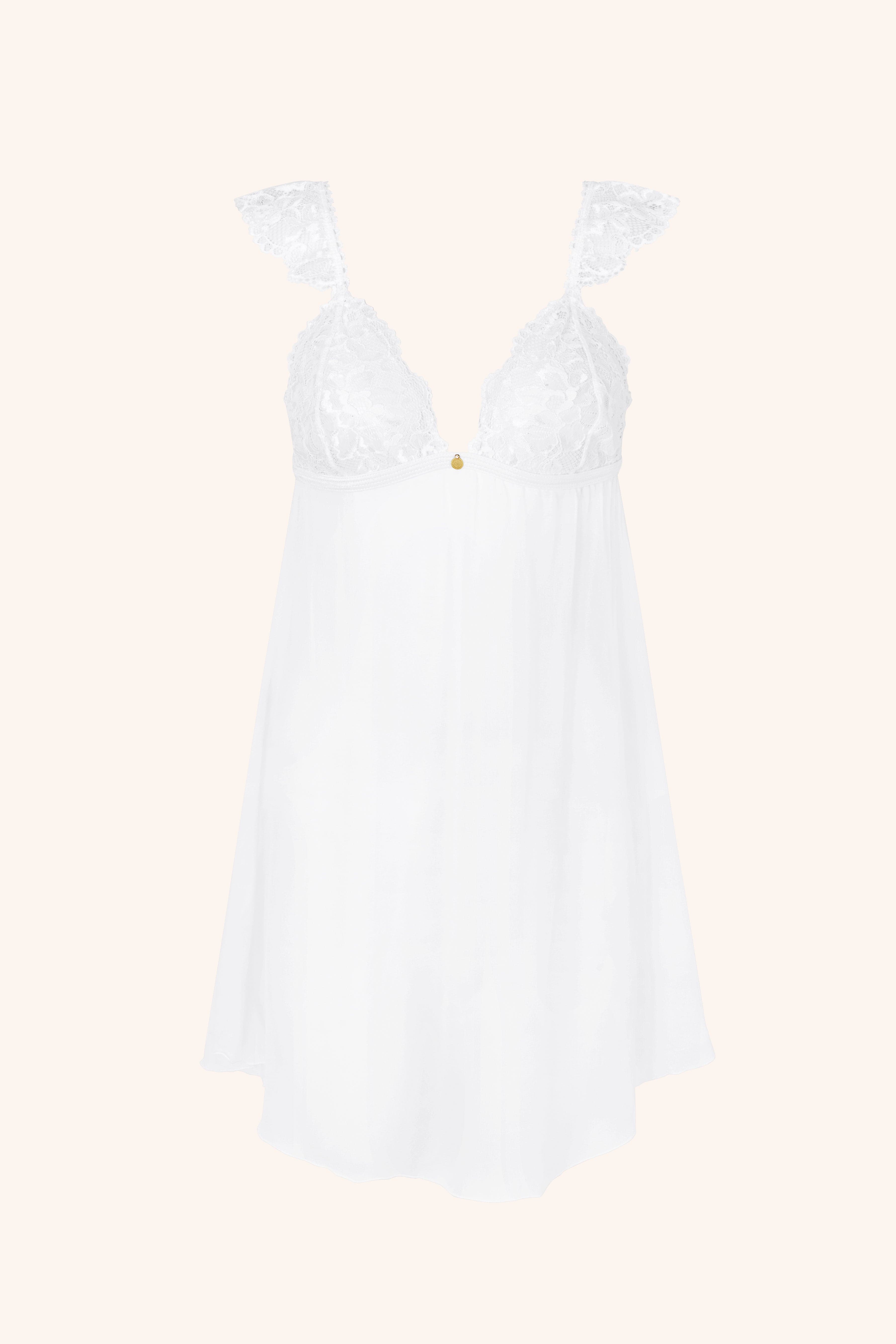 Gooseberry Intimates | Coquette Slip Dress Lingerie - White | L / White Gooseberry Intimates | Coquette Slip Dress Lingerie - White | L / White
