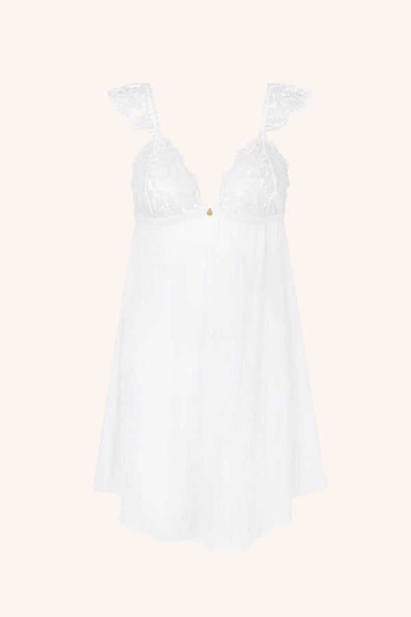 Slip Dress in White