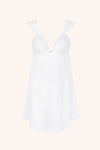 Coquette XS / White Slip Dress White
