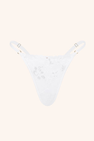 Star One Size / White Thong White