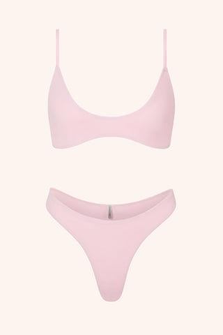 So Chic XS / Baby Pink Thong Gold