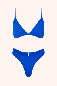 So Chic XS / Royal Blue Thong White