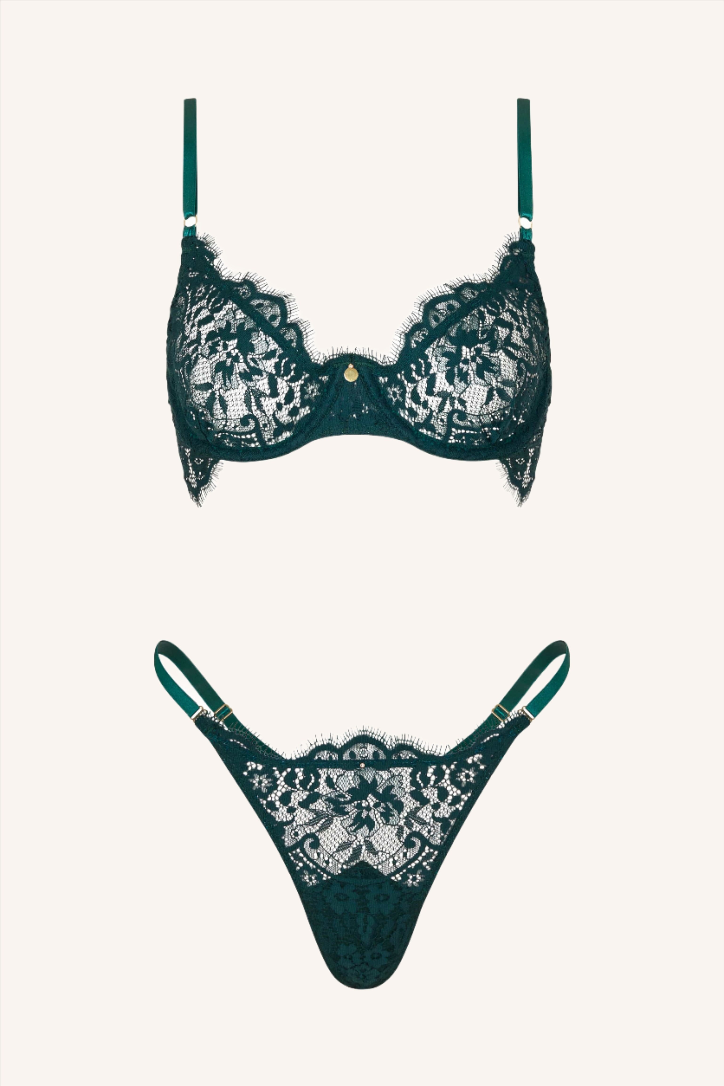 Dainty Bra Lingerie - Emerald | Gooseberry Gooseberry Intimates Dainty Bra Lingerie - Emerald | Gooseberry Gooseberry Intimates