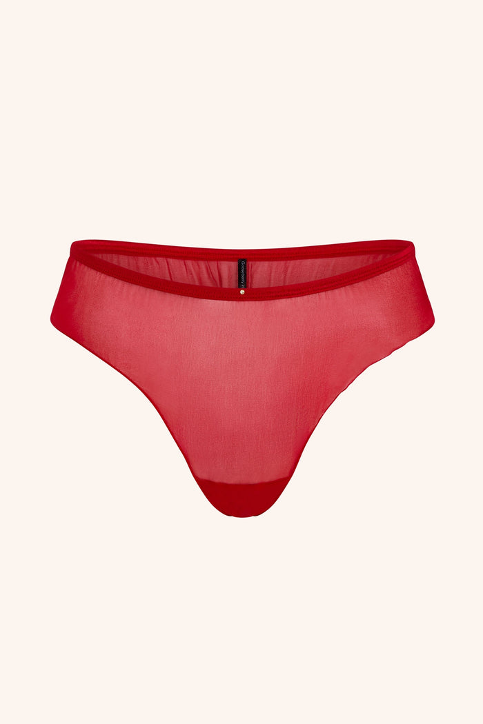 Silk Panties Red