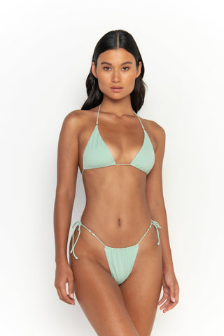 So Chic XS / Seafoam Halterneck Triangle Lemonade