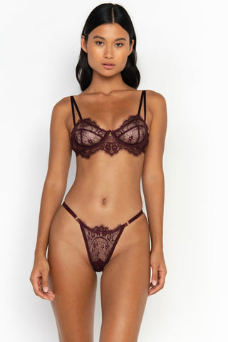 Oh So Sweet Bra Burgundy